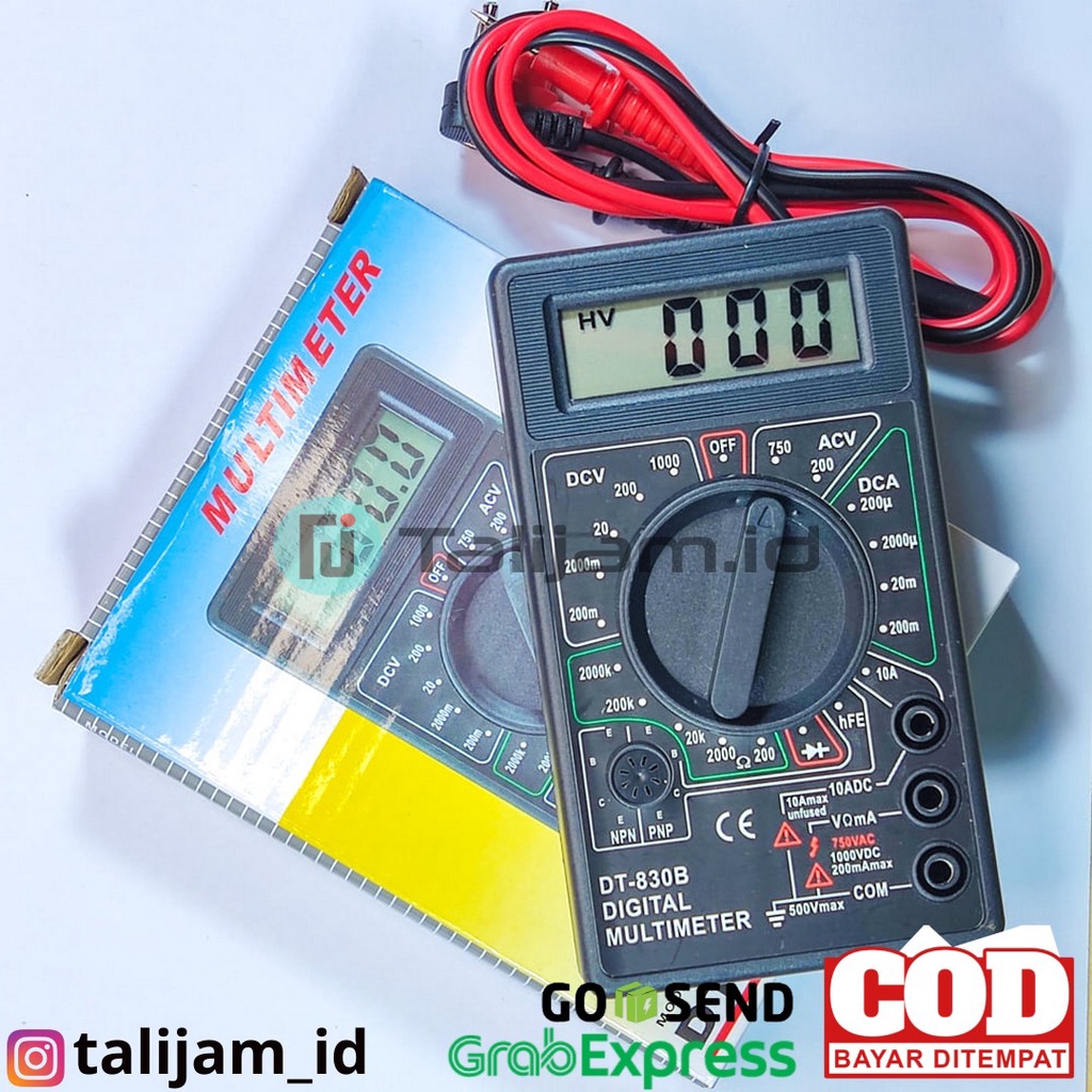 Multitester multimeter Avometer digital Kualitas bagus awet