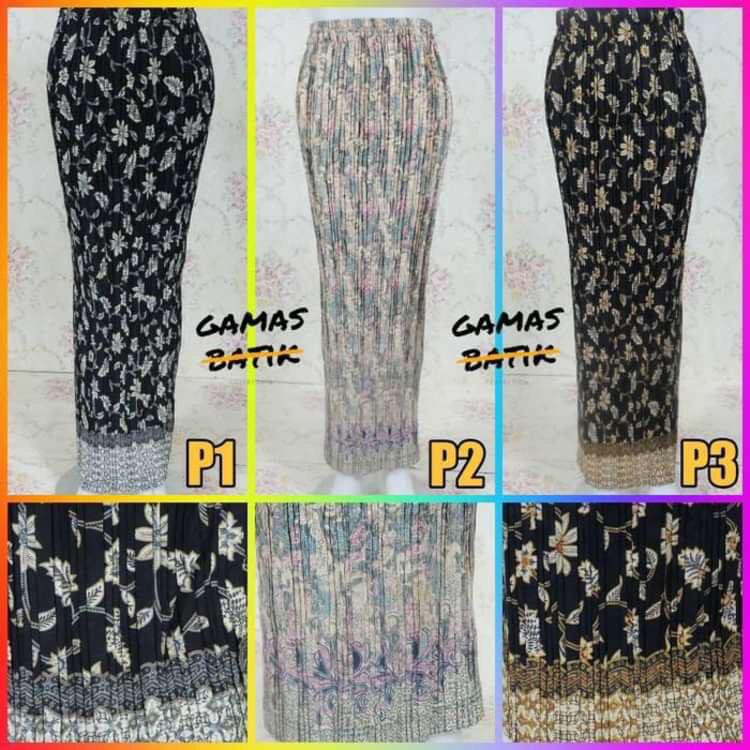 Cuci Gudang Jalika Rok Span Plisket Panjang Batik Wanita Jumbo Fit To Xxl GD6zgAfOJLkRw