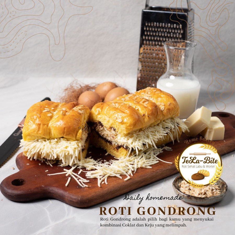 

Roti Sehat Gondrong Wortel & Labu ( Isi Coklat & Keju Melimpah )