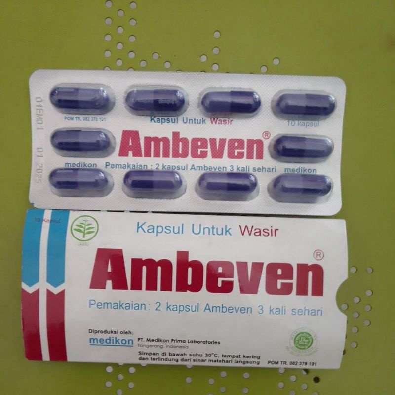 Ambeven® Kapsul (Obat Untuk Atasi Ambeien Wasir)