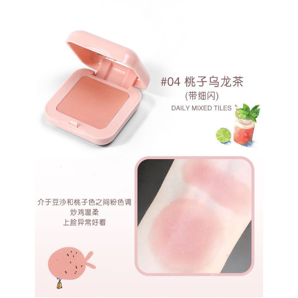 Lameila No.3042 Candy Natural Orange Rouge Blush 6 Color Choose HK3042