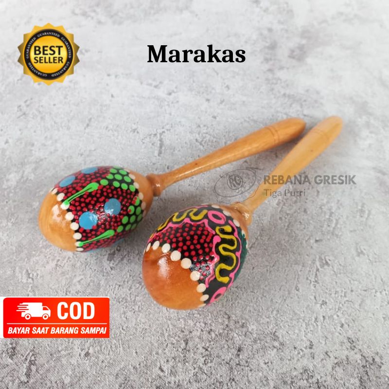 mainan anak murah maracas  Share:  0 Alat Musik Marakas / Maracas/ Alat Musik Anak Marakas/ alat musik anak/ mainan anak edukasi