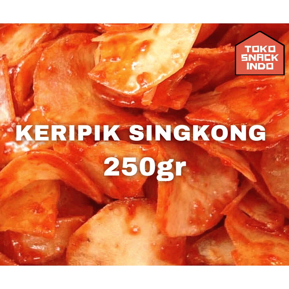 

KERIPIK SINGKONG PEDAS 250gr