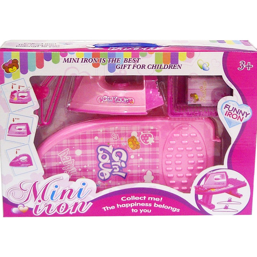 MAINAN SETRIKA BISA NYALA MINI IRON KADO ANAK MURAH