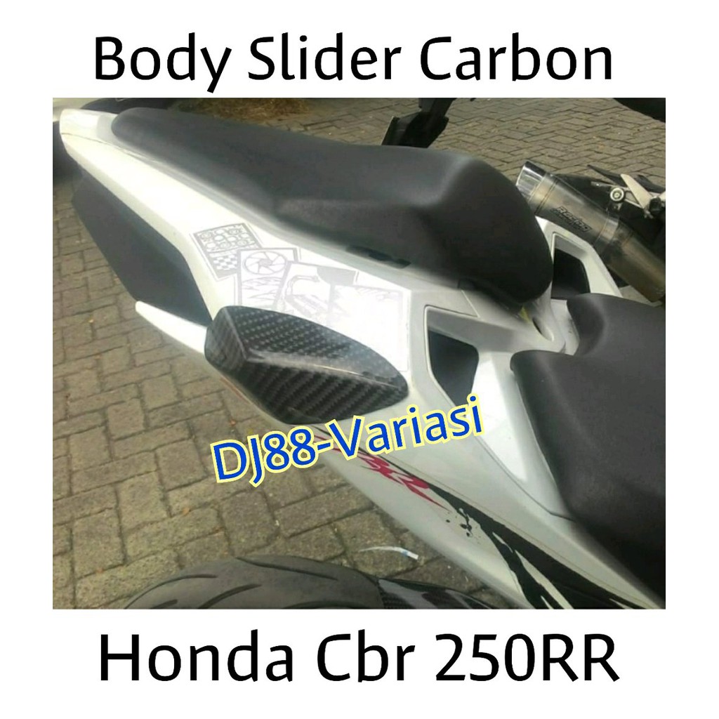 Cover body belakang cbr 250rr body slider belakang carbon kevlar cbr250rr pelindung body