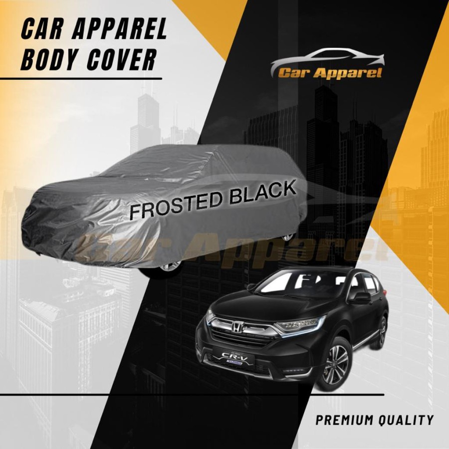 Sarung Mobil CRV Turbo 2017-2022 Black Premium / Body Cover CRV Turbo