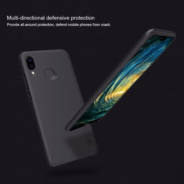 HUAWEI P20 LITE NILLKIN HARDCASE FROSTED SHIELD ORIGINAL HARDCASE COLOR BLACK