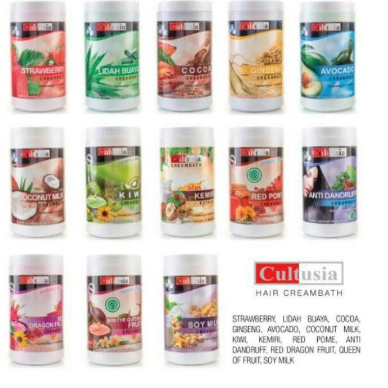 Creambath Cultusia 250 - 1000ml Original BPOM / Krimbat All Varian