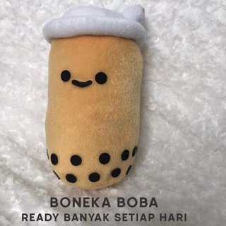 STAR BRANDS BONEKA BOBA - Bubble Milk Tea Plushie Bantal Guling Bolster