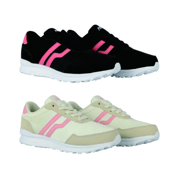 SEPATU SNEAKERS PIERO CITY CORE B - WOMEN BLACK/PINK/WHITE & SAND PINK/WHITE