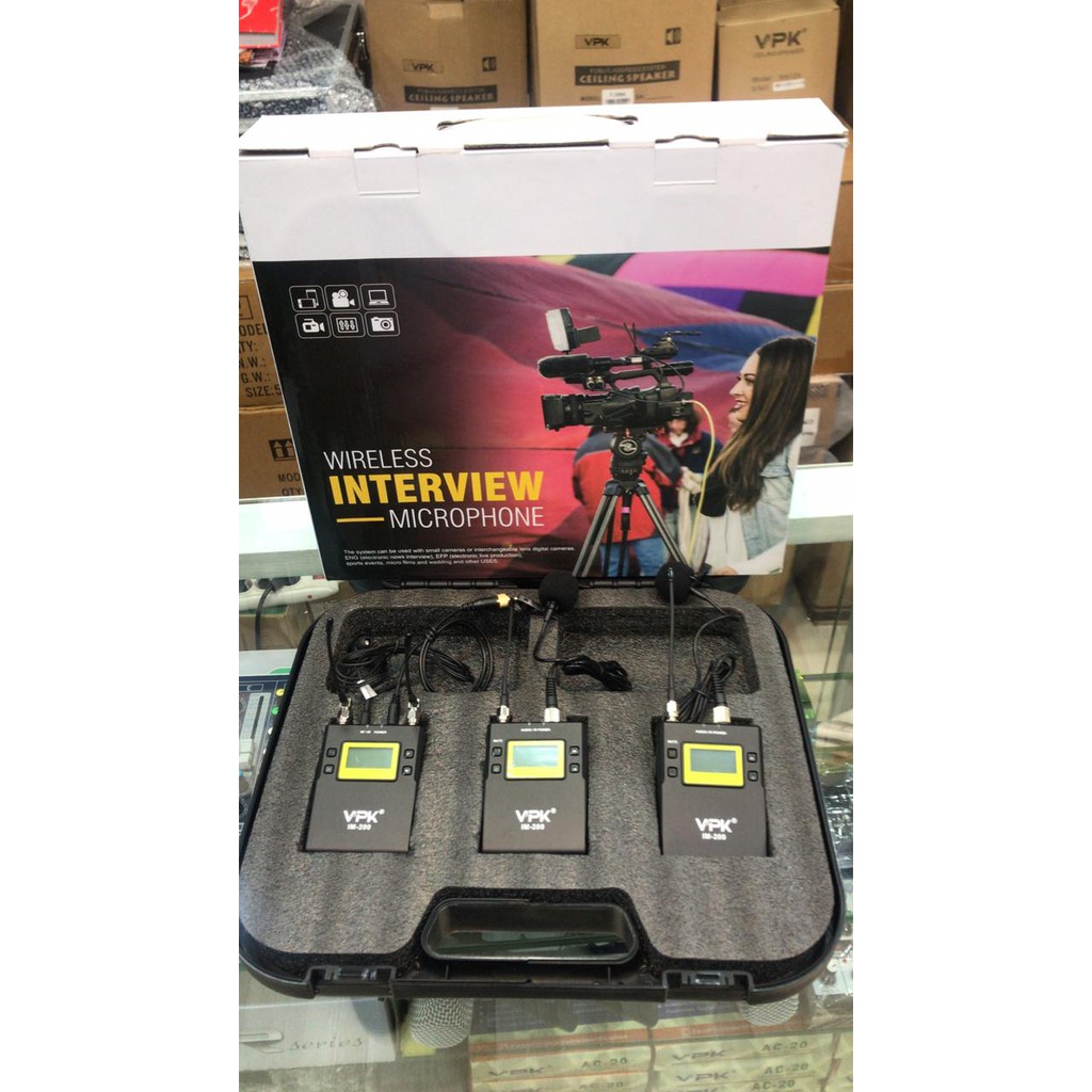 Microphone wireless interview for youtuber