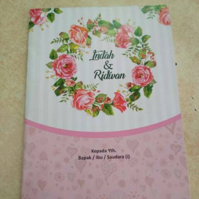 

Undangan Murah Rp. 1.052 (+laminating)