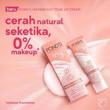 PONDS Instabright Tone Up Milk Cream 40 g / Pelembab Wajah Krim Muka