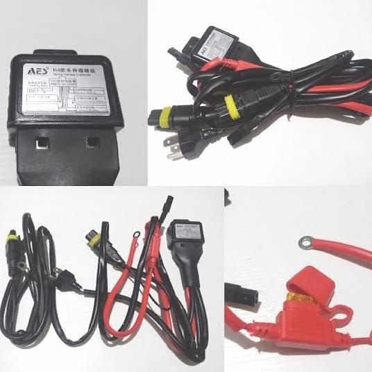 Promo Kabel Set Relay Mobil Lampu Hid Projie Projector Merek Aes Garansi Promo