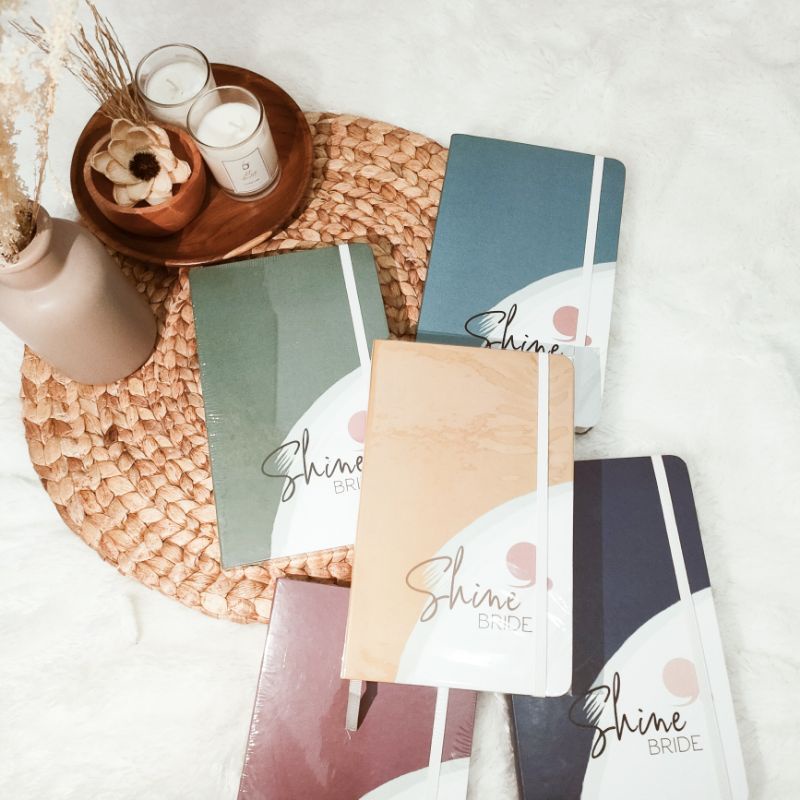 

Notebook A5 Vintage / Notesbook / Buku Catatan / Bullet Journal BUJO / Bookpaper / Grid Line Dotted