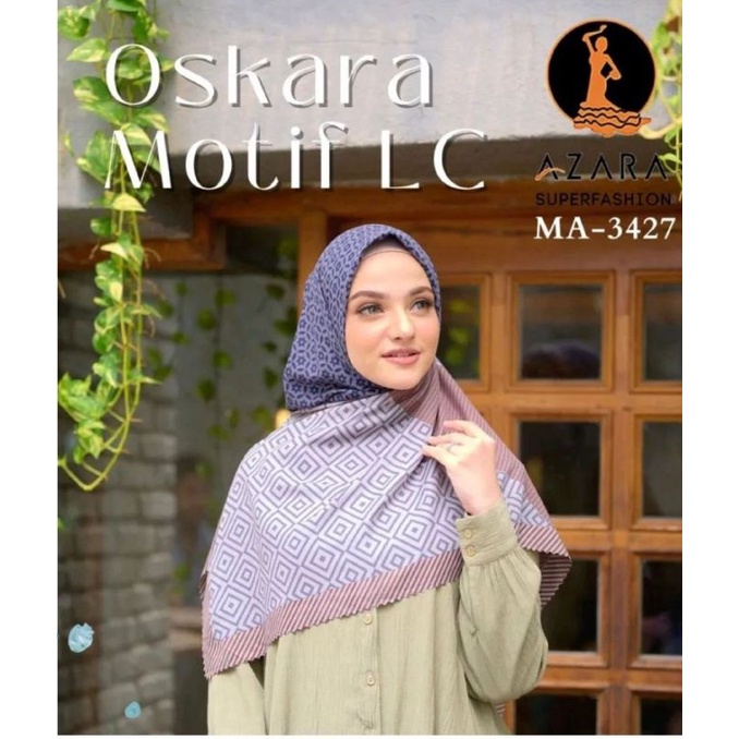 TERLARIS.. HIJAB SEGI EMPAT  MOTIF AZZAHRA AZZAHRA MOTIF SEGI EMPAT