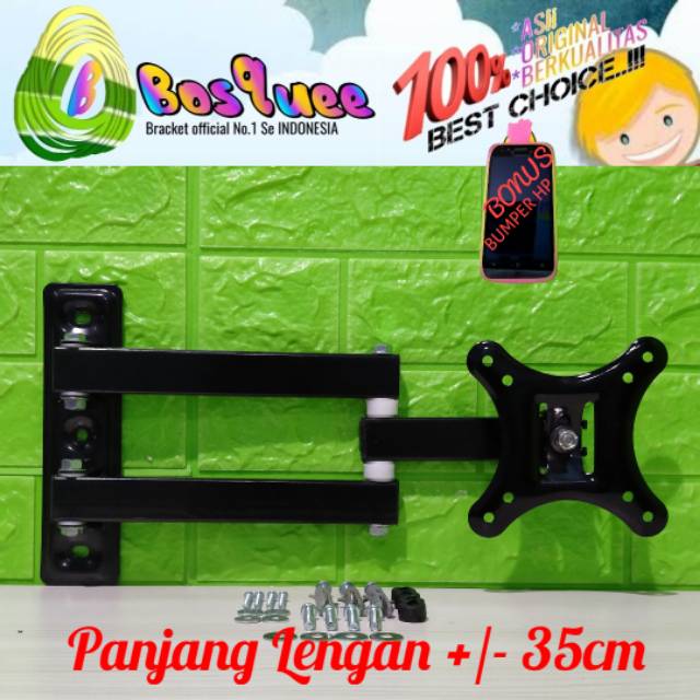 Bracket Monitor/TV 14 sampai 28 inch bisa juga 32&quot; Fleksibel Tipe Lengan TERMurah!!