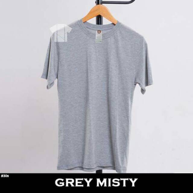Jual Kaos Polos Grey Misty Indonesia|Shopee Indonesia