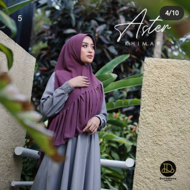 (COD)KHIMAR ASTER TERBARU DAN MURAH