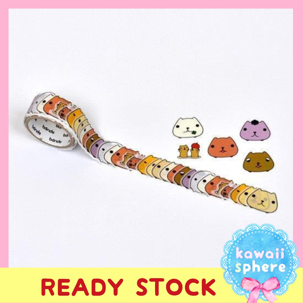 

Washi Tape | Flake Stickers - Bande Kapibara-san Limited Edition