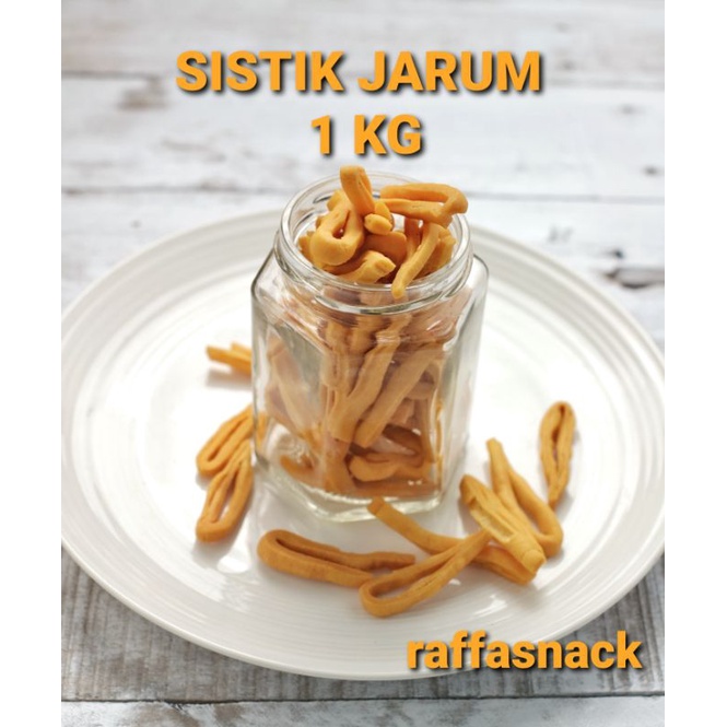 

jajanan kiloan snack makanan ringan sistik jarum rasa gurih 1 kg / cemilan rasa gurih renyah murah / camilan instan langsung makan stik asin