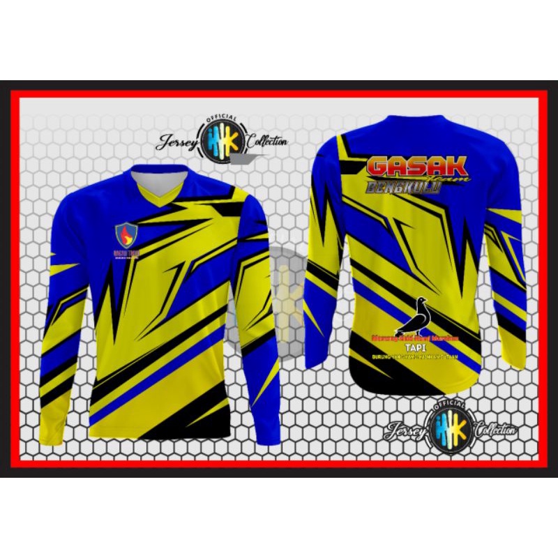 Baju jersey printing kolong merpati custom