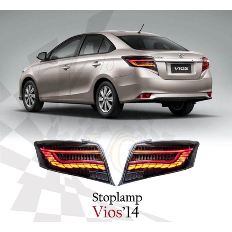 Stoplamp/Lampu stop LED TOYOTA VIOS Gen 3 2013-2017 Wellcome light (set)
