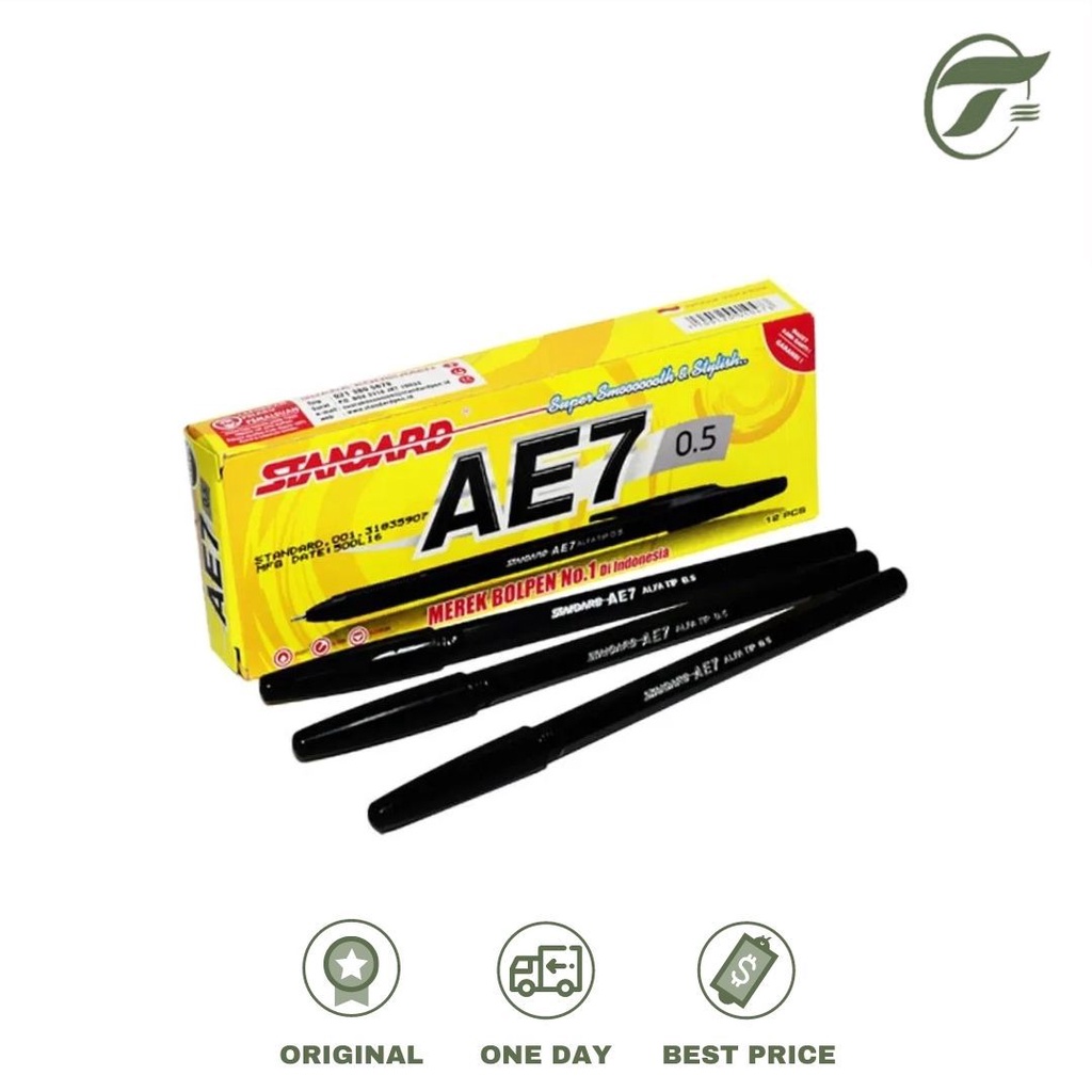 

BALLPEN AE7 0.5 12PCS/PACK STANDARD (BLACK)