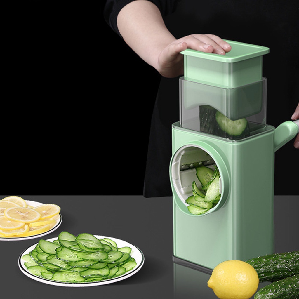 &lt; M.A &gt;  Alat Pemotong Sayuran Dan Buah TABLETOP DRUM GRATER Multifungsi  Pemotong Buah Vegetable Chopper Cutter