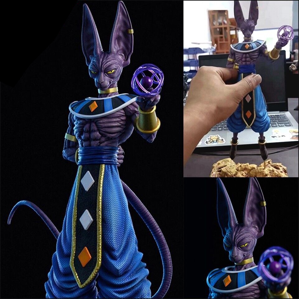 Dbz Mainan Action Figure Dragon Ball Z God of Destruction Beerus Proud Team Ukuran 30cm