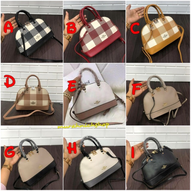 Tas wanita import / Tas branded Alma/ coach alma catur