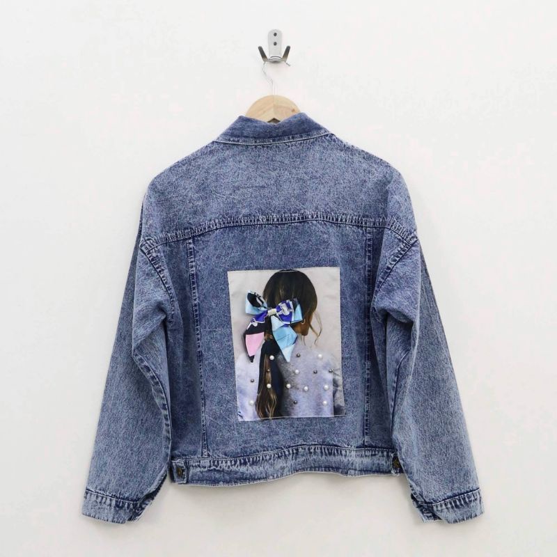 Jaket Jeans Pita 3D (ORIGINAL)