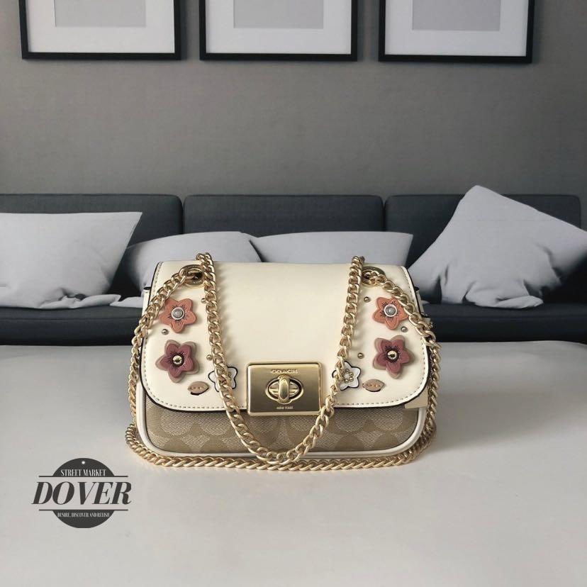 

Coach Mini Cassidy Chalk with Floral - ORIGINAL 100%
