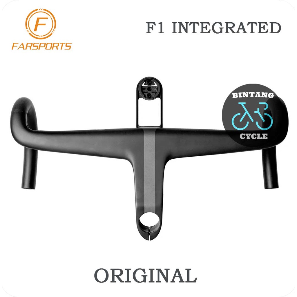 FARSPORTS F1 Handlebar Dropbar INTEGRATED CARBON ROADBIKE 36cm 38cm 40cm 42cm