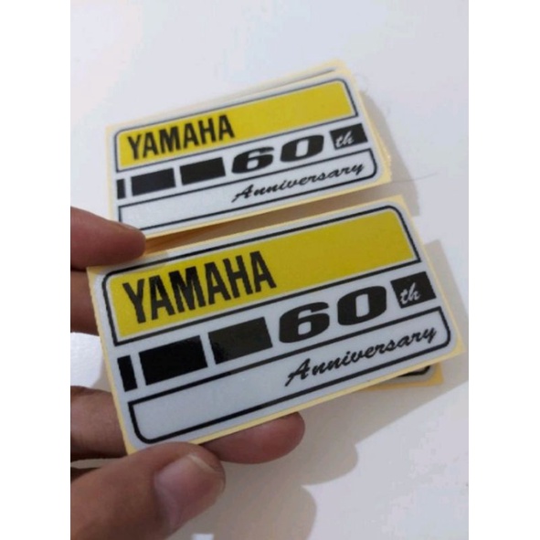 stiker yamaha 60 th aniversary