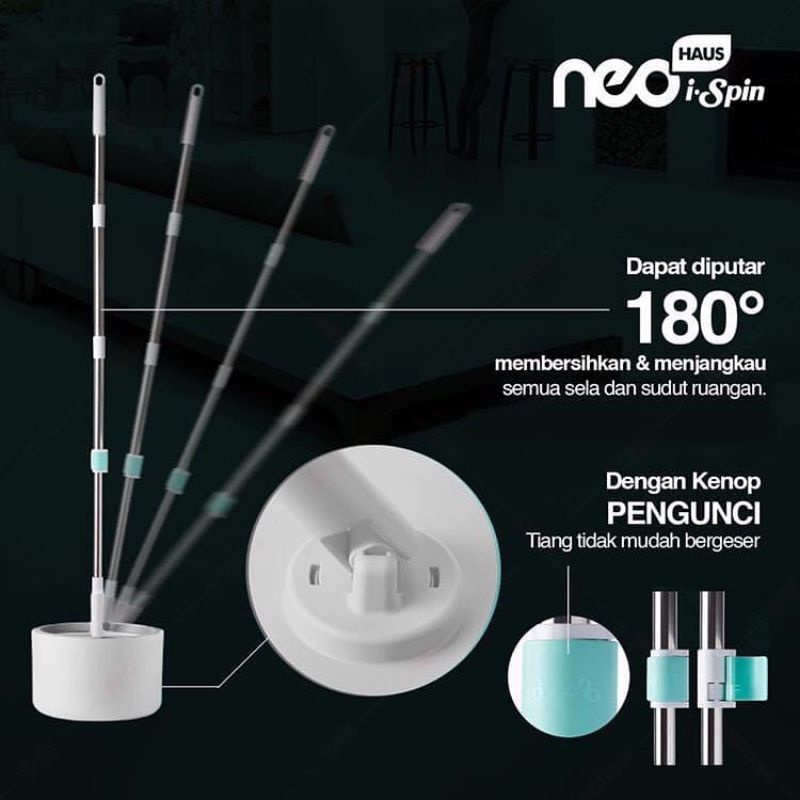 Jual Neohaus I Spin Mop Bikin Rumah Bersih Seketika Indonesia Shopee