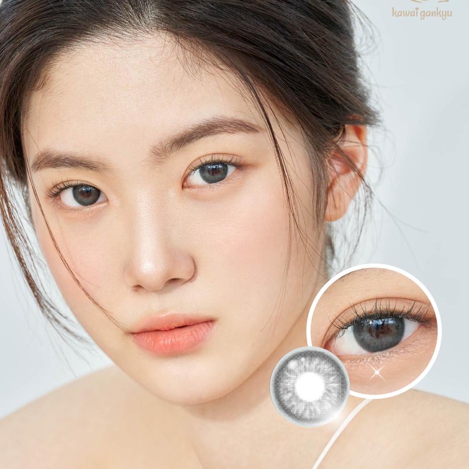 LANGSUNG KIRIM.. Kawai Gankyu Softlens - Voxie Miranda Gray