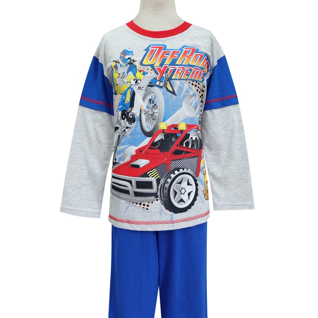 Stelan baju anak HOT WHEELS MOTORCROSS
