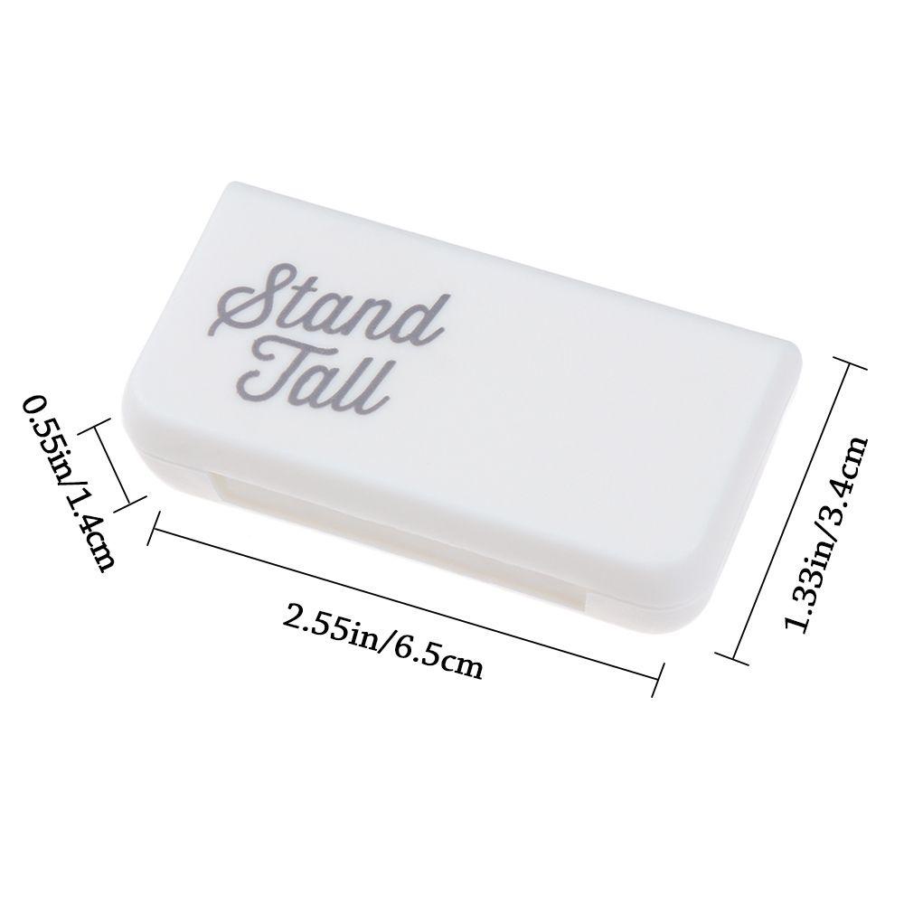 Preva 3grid Pill Case Kotak Organizer Penyimpanan Pil Tablet Mini Portable