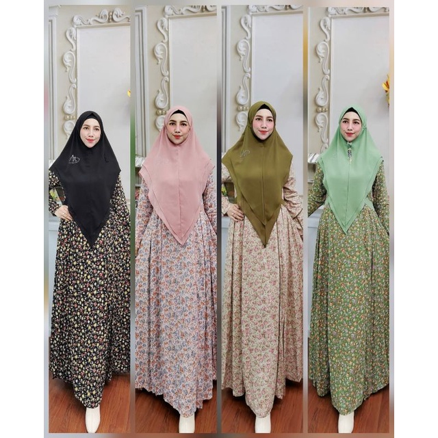 Home Dress Tania Batch 3 By Gallery Maryam id ORI Hijab Gamis Syari Kekinian Syar'i BestSeller Terla