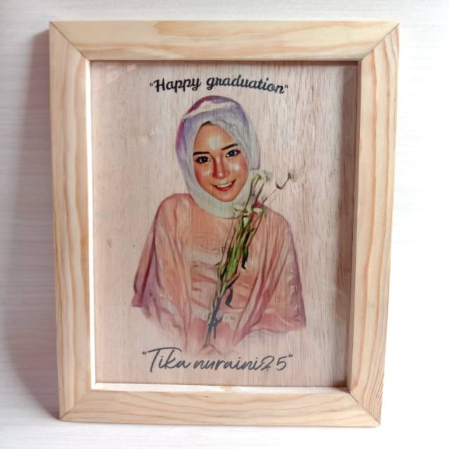 Kado wisuda / sketsa rustic