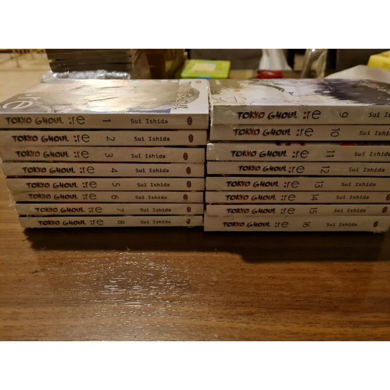 Komik Tokyo Ghoul Re vol 1-16 end segel ori