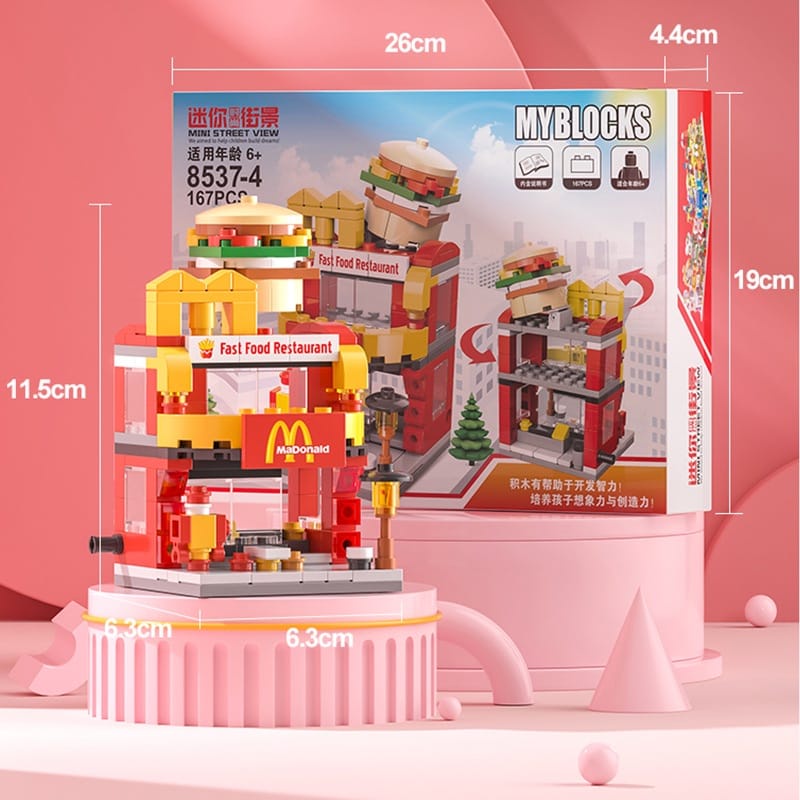 Mainan Block Building McD / KFC