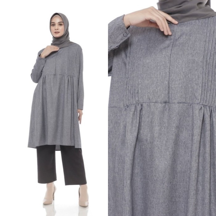 DA Tunik - 2 Pilihan Warna | Atasan Muslim Wanita | Bahan Katun Madinah Premium