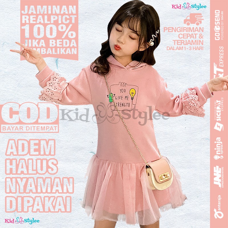 Dress Anak Cewek Baju Gaun Dres Tutu Pesta Ulang Tahun Anak Perempuan Import Mewah Dress DT7