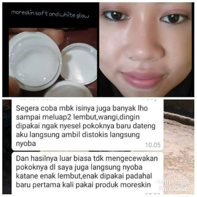 Moreskin soft and white