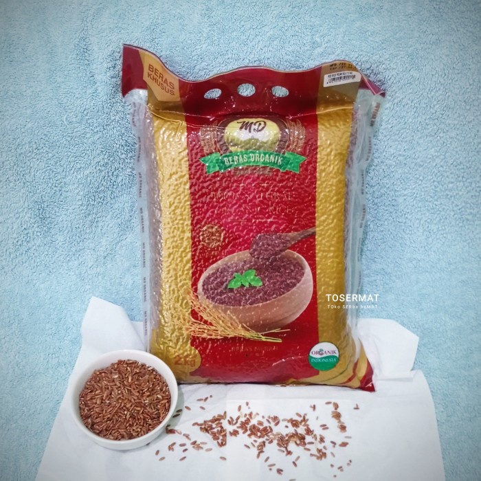 

Beras Merah Organik Md Organic Red Rice Pecah Kulit, Untuk Diet - 2 Kg 055