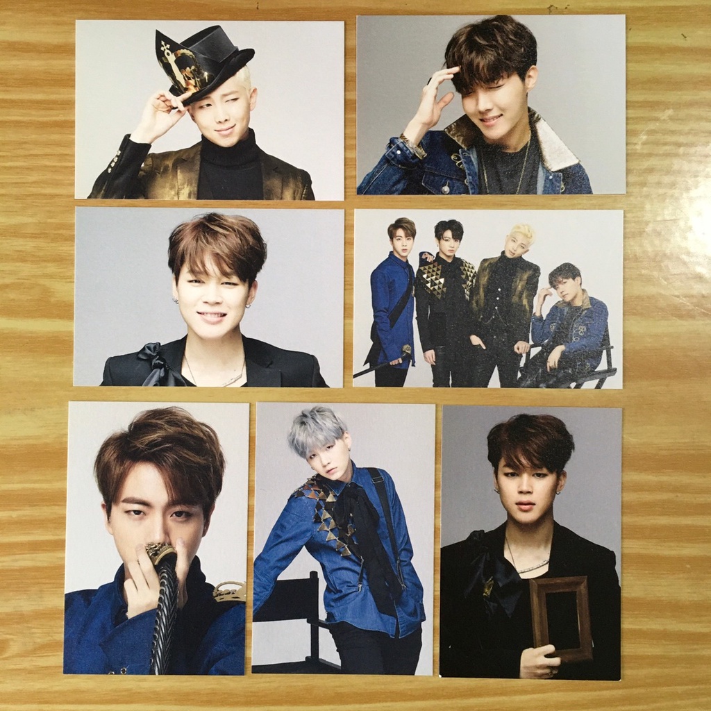 OFFICIAL BTS MINI PHOTOCARD MPC HYYH EPILOGUE ON STAGE KIM NAMJOON RM JUNG HOSEOK JHOPE PARK JIMIN G