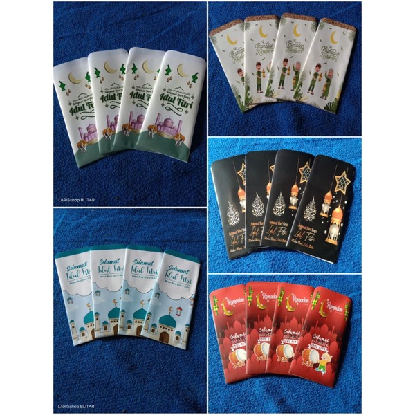 

(SIAP PAKAI) amplop lebaran uK PANJANG size 7x18cm/ isi 10PCS
