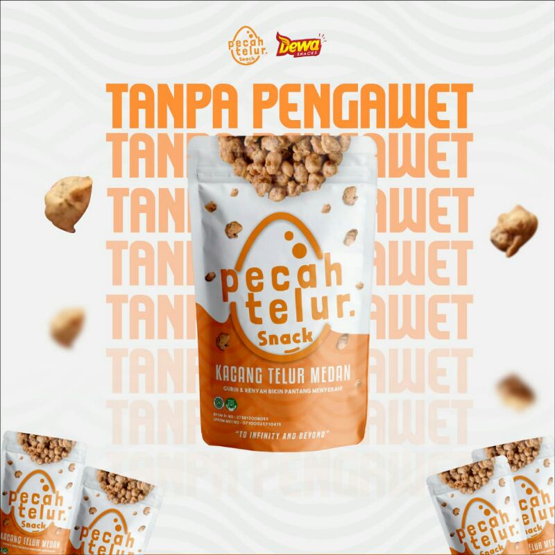 

Pecah Telur Snack (Kacang Telur Medan)